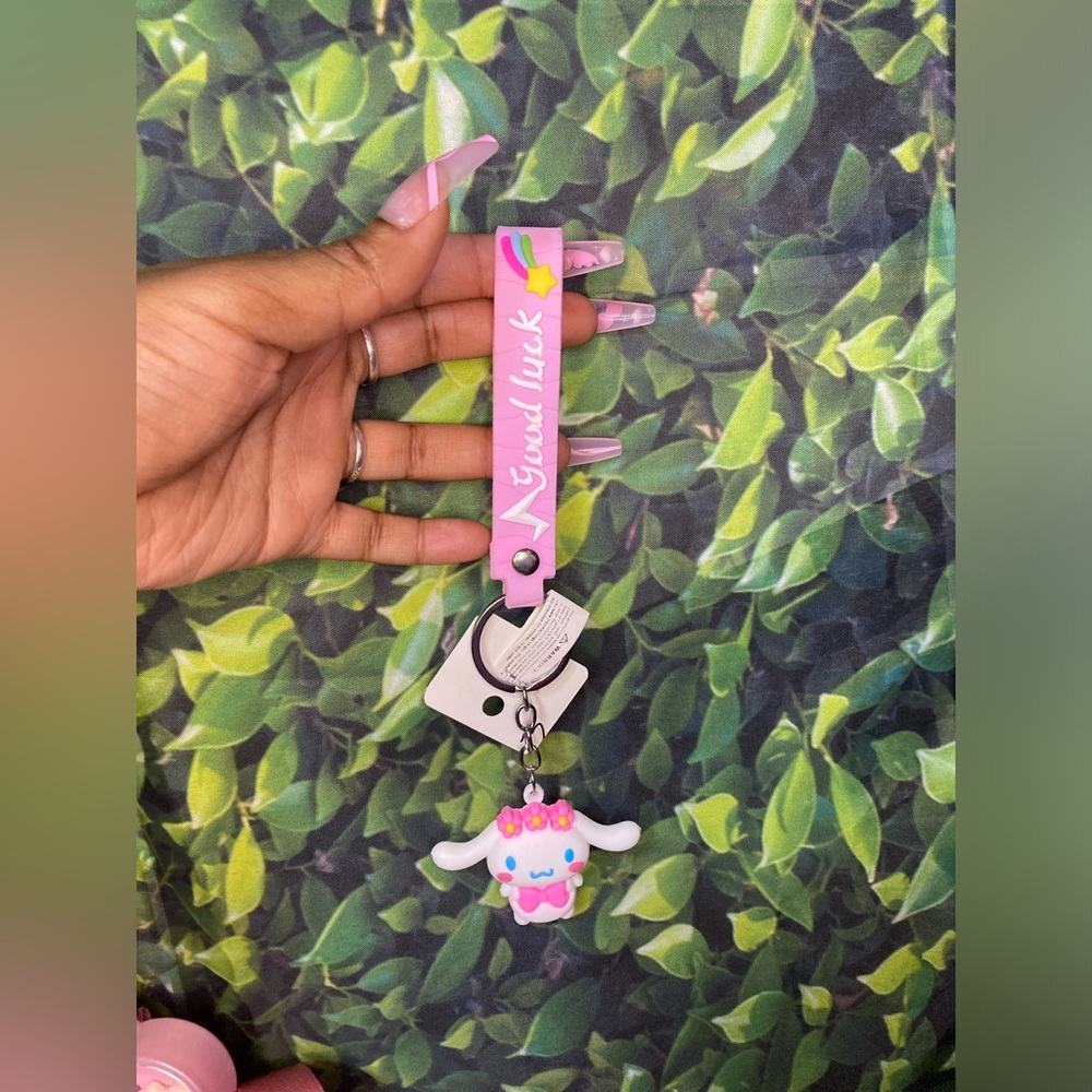 ‼️SOLD‼️Cinnamoroll Flower headband Keychain